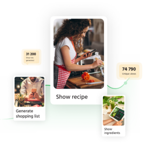 Personalised features for recipes